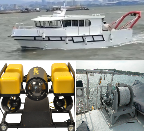 Survey Boat, ROV, Equipment